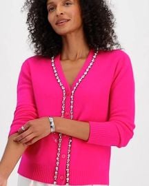 Women\\\'s V-Neck Rhinestone Cardigan, Macy\\\'s Exclusive at Macys